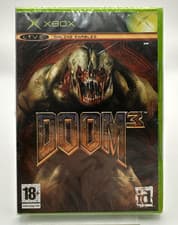 Image of Xbox Doom 3, UK Pal, Brand New & Factory Sealed - Flaw