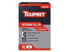 Image of Toupret Interior Filler One Coat Fill Any Depth Internal Use 1kg, 2kg, 5kg