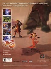 Image of Jak 3 Playstation 2 PS2 2004 Promo Game Art Print Glossy Poster - And Daxter