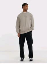 Image of VANS BLOCKED BOX LOOSE CREWNECK SWEATSHIRT SIZE M NEW WITH TAGS ON