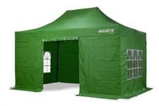 Image of BULHAWK® 3x4.5m COMMERCIAL GRADE HEAVY DUTY POP UP GAZEBO MARKET STALL MARQUEE