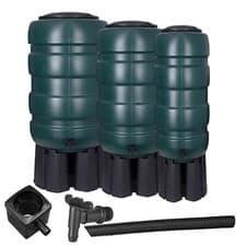 Image of Outdoor Garden Water Butts 100L, 150L, 230L & 250L With Tap, Stand & Filler Kit