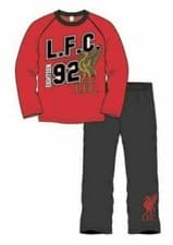 Image of Boys Girls Liverpool FC Pyjamas Set Licensed Lounge Set