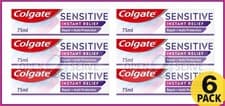 Image of 6x Colgate Sensitive Instant Relief Repair + Multi-Protection Toothpaste - 75ml