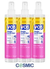 Image of 3 X VO5 Mega Hold Hair Styling Gel Spray, 200 ml