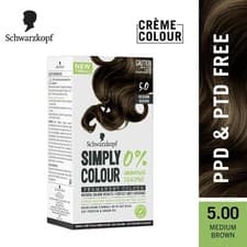 Image of Schwarzkopf Simply Nourishing Permanent Hair Colour: 5.00 Medium Brown 142.5ml