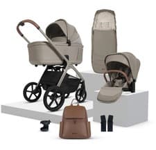 Image of Silver Cross Cove Pushchair Bundle with Accessories - Champagne - NEW SEALED BOX