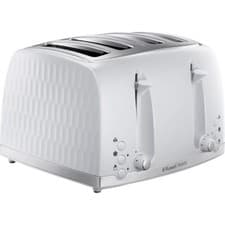Image of Russell Hobbs Spectrum 26070 Honeycomb 4 Slice Toaster White