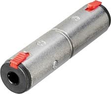 Image of Neutrik 6.35mm Stereo Locking Jack Socket to 6.35 mm Stereo Locking Jack NA3JJ
