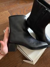 Image of AllSaints Avril Leather Ankle Boots RRP £229.00