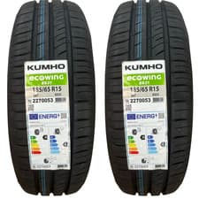 Image of 185/65R15 88T Kumho Ecowing ES31 - Set of 2 Tyres / A Fuel Rating