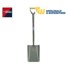 Image of Spear & Jackson 28" Tubular Carbon Steel Taper Mouth No 2 Shovel MYD 2000AC
