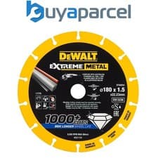 Image of Dewalt DT40254-QZ Extreme Metal 180 x 22.23 x 1.5mm Diamond Cutting Disc