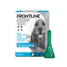 Image of Frontline Spot On PLUS Cat Dog Flea Tick Lice Treatment 1, 3 Or 6 Pipette Packs