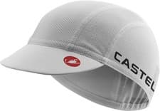 Image of Castelli A/C 3 Cycling Cap White Ventilated Hat Mens Womens