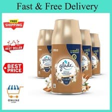 Image of Glade Air Freshener Refills 4x269ml Sandalwood & Jasmine Automatic Spray