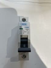Image of BG CUMB6 - British General 6A 6 Amp SP MCB Miniature Circuit Breaker Fuse