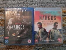 Image of NARCOS COMPLETE SEASONS 1-3 + NARCOS MEXICO BLU RAY BRAND NEW SEALED