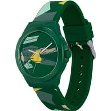 Image of LACOSTE 2011186 MENS NEOCROC GREEN QUARTZ ANALOGUE GREEN MULTI DIAL WATCH *BNWT*