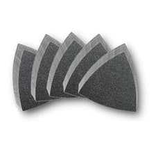 Image of FEIN Triangle Sanding Sheets Mixed Set - Unperforated (x50 Sheets) - 63717082033