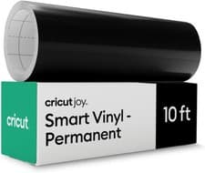 Image of Cricut Joy Smart Permanent Adhesive Vinyl | 14 cm × 3 m | Black | Self-Adhesiv