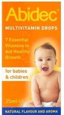 Image of Abidec Multivitamin Drops for Babies & Children 25ml Immune Support