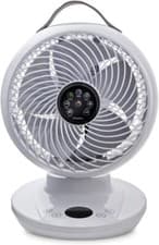 Image of Quiet Silent Air Cooling Table Desktop Circulator Fan with LCD Display & Remote
