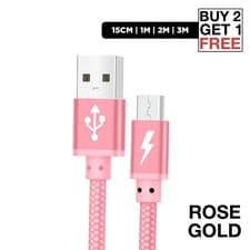 Image of Micro USB Cable High Speed Data Sync Fast Charger Charging Lead 15CM 1M 2M 3M UK
