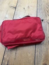 Image of Anya Hindmarch Red Nylon Labelled Collection Baby Emergency Kit New