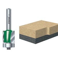 Image of Trend C116 x 1/4 TCT 90° Bearing Guided Trimmer Cutter 12.7 x 25.4mm