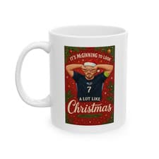 Image of John McGinn Scotland themed Christmas Mug, Football gift, Xmas gift