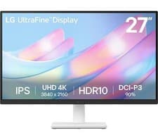 Image of LG 27US500-W 4K Ultra HD 27" IPS LCD Monitor - White