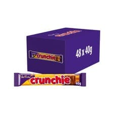 Image of DELIVERY TOMORROW Cadbury Crunchie Chocolate Bar 48 x 40g BB 27/05/2026