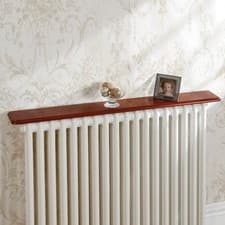 Image of Radiator Shelf Easy Fit No Drilling Heat Deflector White or Oak 60�115.5cm