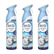 Image of 3x Febreze Air Freshener Spray Cotton Fresh 185 ml