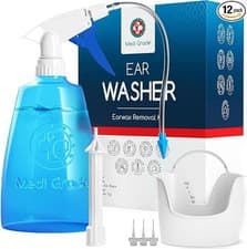 Image of Medi Grade Earwax Removal Kit with 300ml Bottle - Ear Cleaner with 2 Spray Nozzl