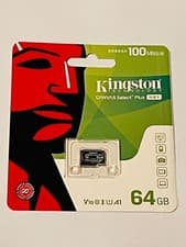Image of Kingston Memory Card Micro SD Card 64GB MicroSD TF SDCS2 U1 V10 A1 100MB/S
