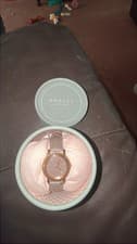 Image of Radley Blair ladies' watch rose gold-plated case and a champagne-colored dial.