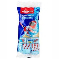 Image of Vileda SuperMocio 3Action Refill Mop Replacement Head Microfiber Cleaning