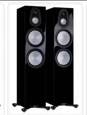Image of Monitor Audio Silver 500 7G Black Gloss (pair) CAN DELIVER