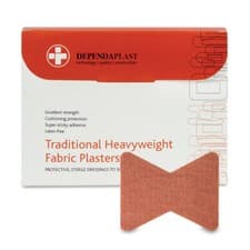 Image of Heavy Weight fabric plasters fingertip box of 50 (2206)