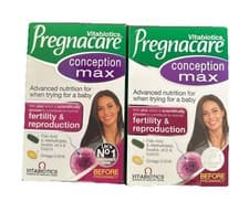 Image of 2 X Vitabiotics Pregnacare Conception Max Tablets /Capsuls 84 X 2 =168 BB:04/27