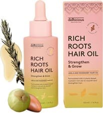 Image of Delhicious Amla Hair Oil & Rosemary Oil for Hair Growth - Rich Roots Hair Loss