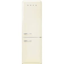 Image of Smeg FAB32RCR6UK 50s Style Right Hand Hinge Freestanding Fridge Freezer In Cream