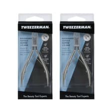Image of LOT O 2 Tweezerman Rockhard Cuticle Nipper Stainless Steel 1/2 Jaw, NIB, 3196-R