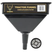 Image of Large Tractor Funnel & Filter - for Oil, Diesel, Petrol, & Hydraulic Fluids
