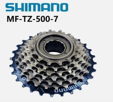 Image of Shimano MF-TZ500 7 Speed Bicycle Bike Freewheel 14- 28T Index - Screw On