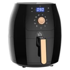 Image of HOMCOM 5.5L 1700W Air Fryer, with Digital Display, 80-200? Temperature