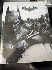 Image of BATMAN ARKHAM ORIGINS BRADY GAMES HARDBACK STRATEGY GUIDE DUST COVER & ART CARDS