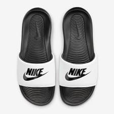 Image of Nike Victori One Men's Slide Black/White/Black